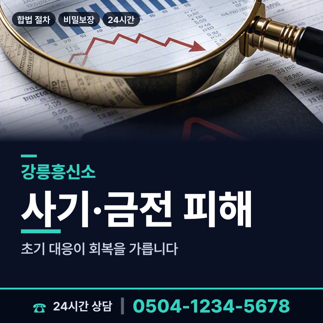 강릉 사천면 탐정사무소 상담 안내